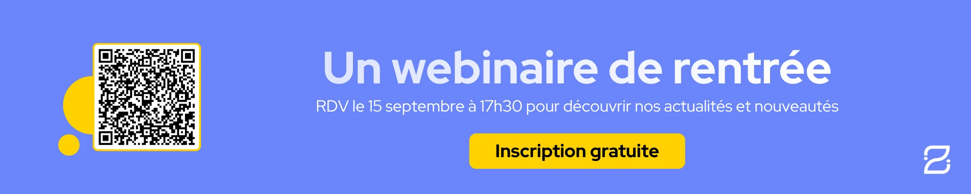 Webinaire rentrée 2026